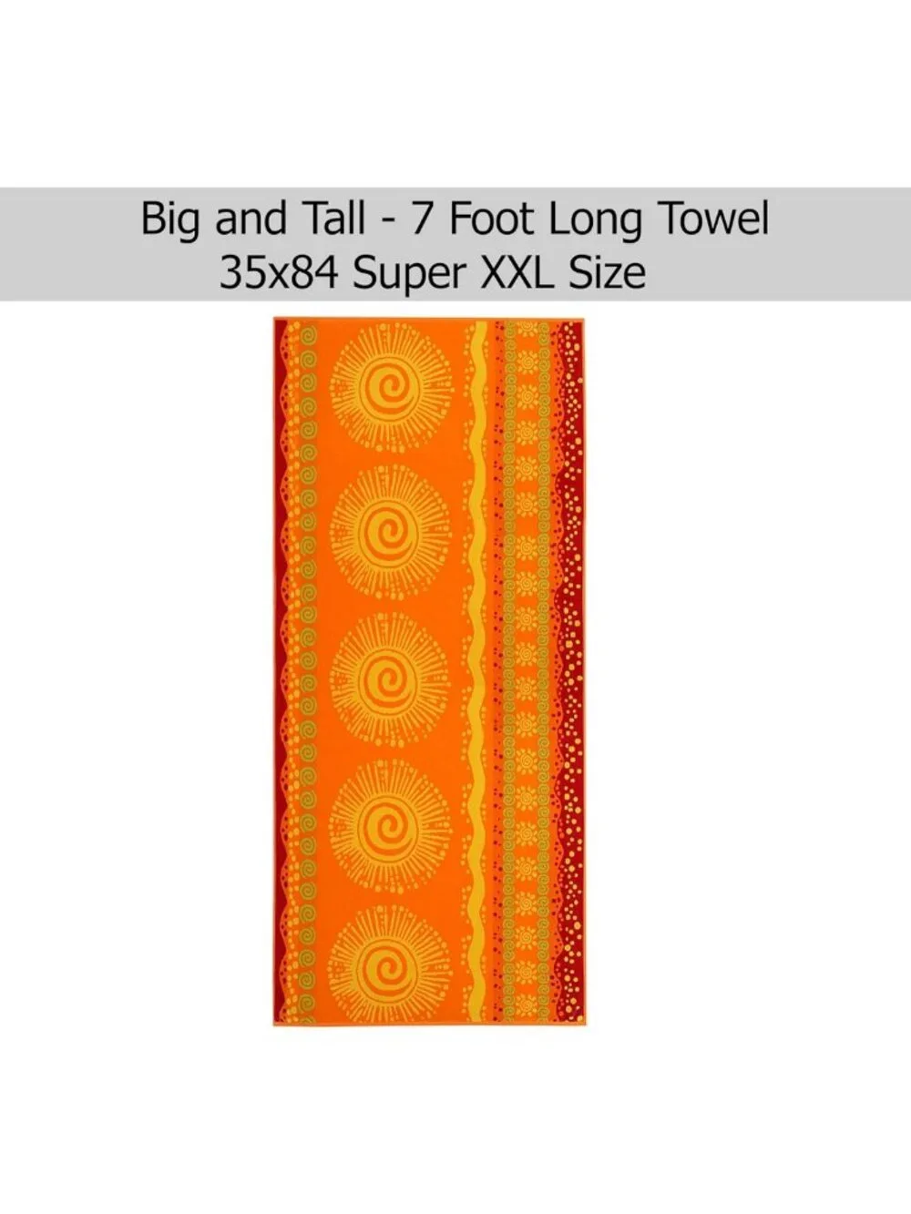 Oversized XXL Beach Towels 2 Pack - Extra Large 7ft Soft Cotton Blanket